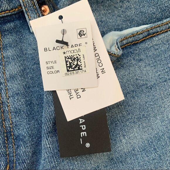 NWT Black Tape High Rise Mom Jeans Raw Hem Size 27 - Picture 3 of 13